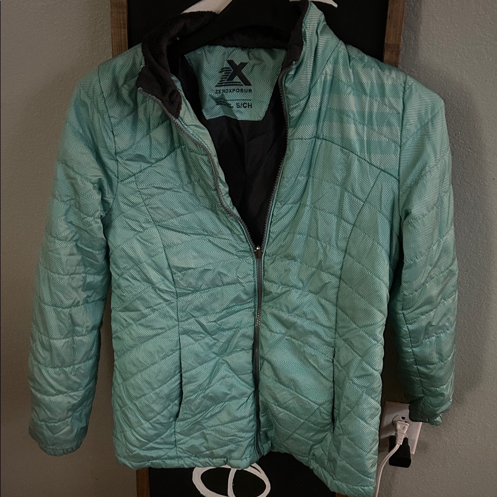 Xersion Mint Quilted Jacket